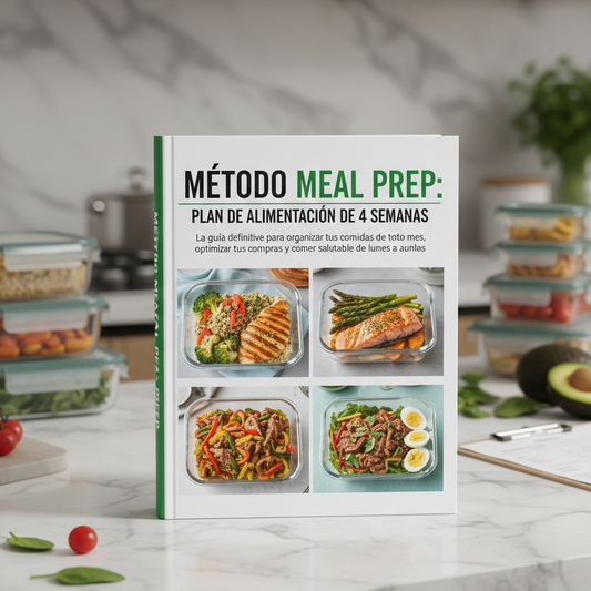Método Meal Prep - Plan De Alimentación De 4 Semanas