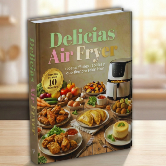 +100 RECETAS PARA TU AIR FRYER + 5 BONOS DE REGALO